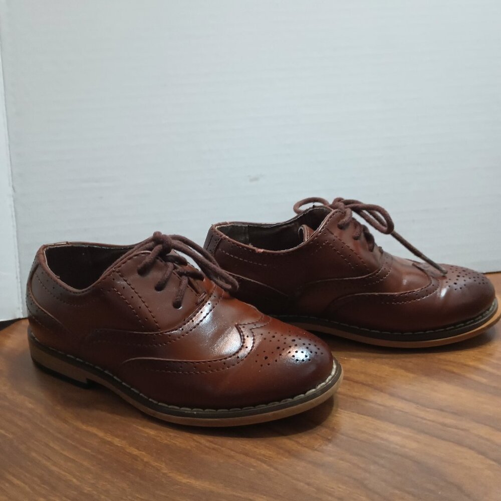 STACY ADAMS SIZE M BROWN BOYS SHOES SIZE 6M
